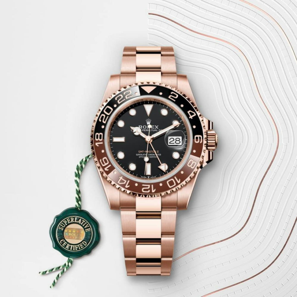 GMT-Master II Oyster, 40 mm, Everose gold