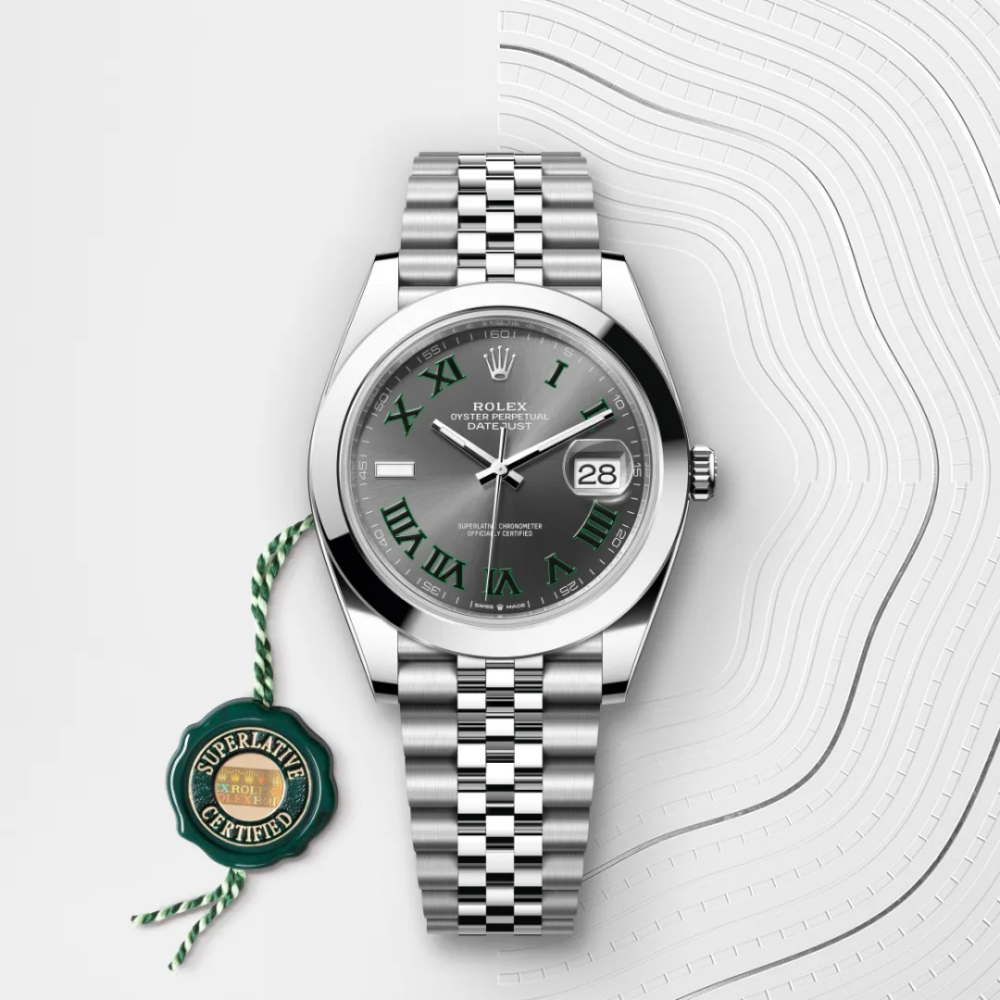 Datejust 41 Oyster, 41 mm, Oystersteel