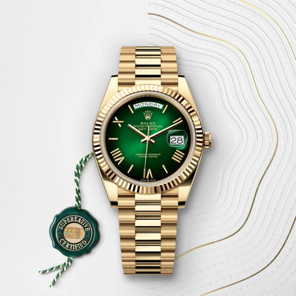 Day-Date 40 Oyster, 40 mm, yellow gold