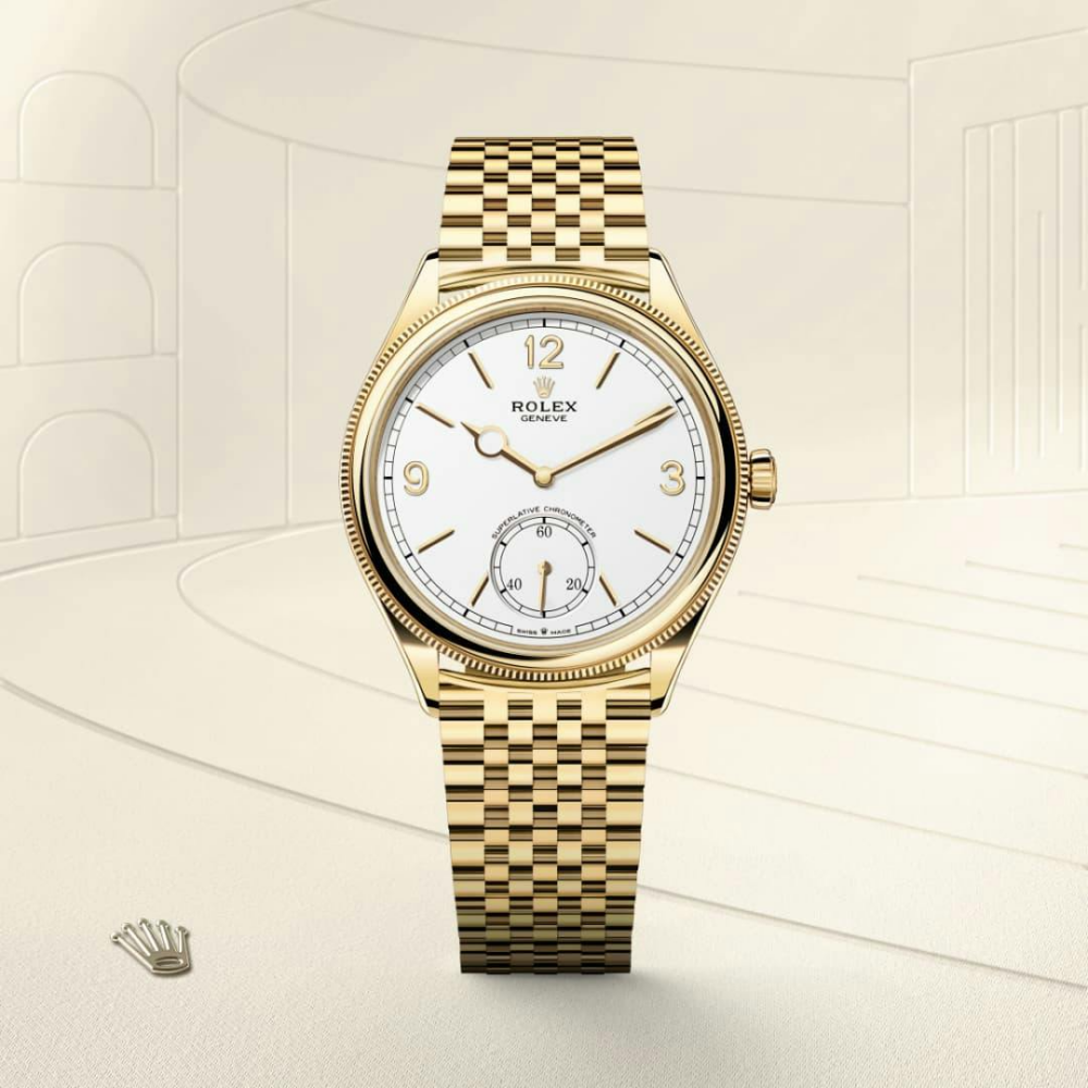 1908 39 mm, 18 kt yellow gold, polished finish