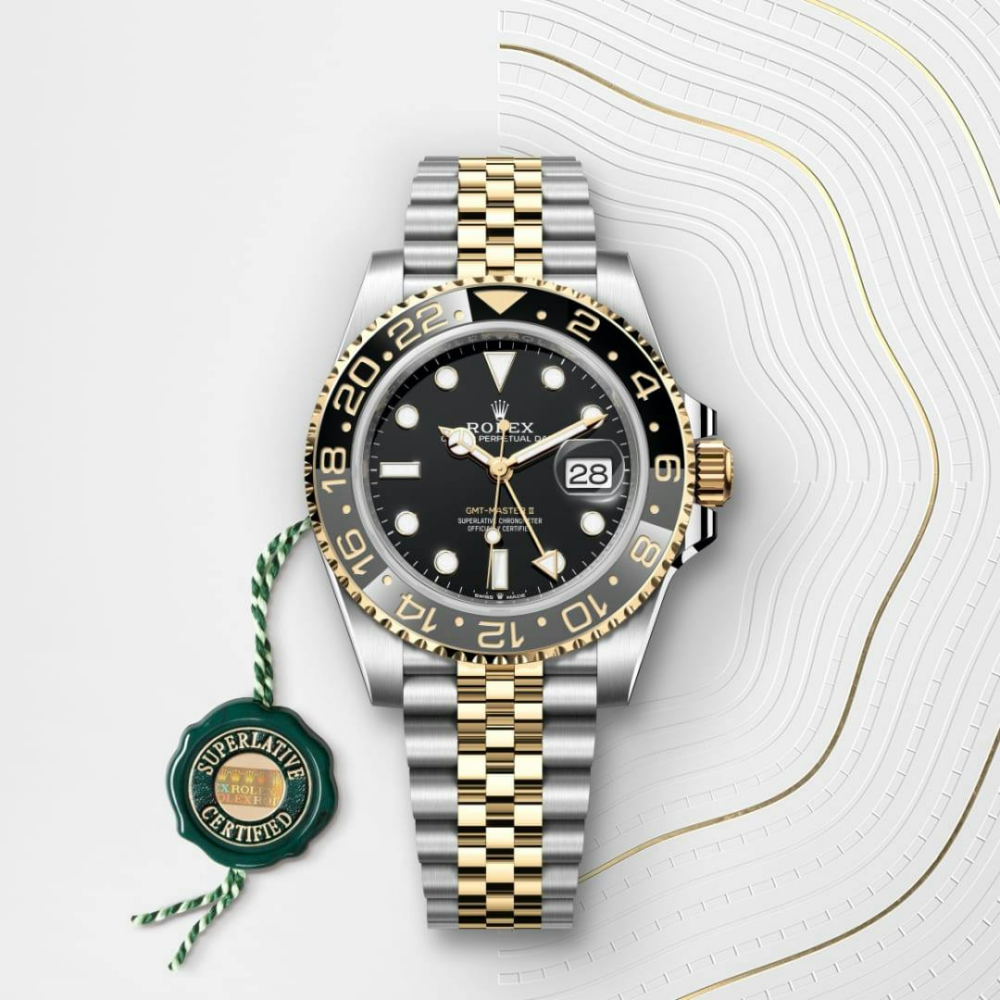 GMT-Master II Oyster, 40 mm, Oystersteel and yellow gold
