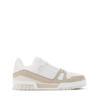 LV Trainer Beige Monogram Leather Sneaker