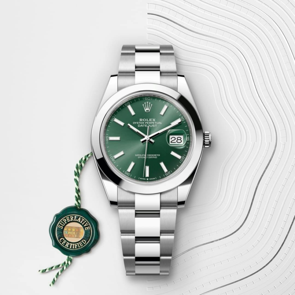 Datejust 41 Oyster, 41 mm, Oystersteel