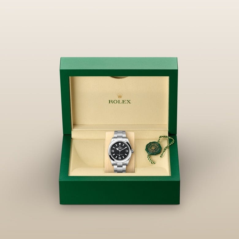 Explorer 36 Oyster, 36 mm, Oystersteel