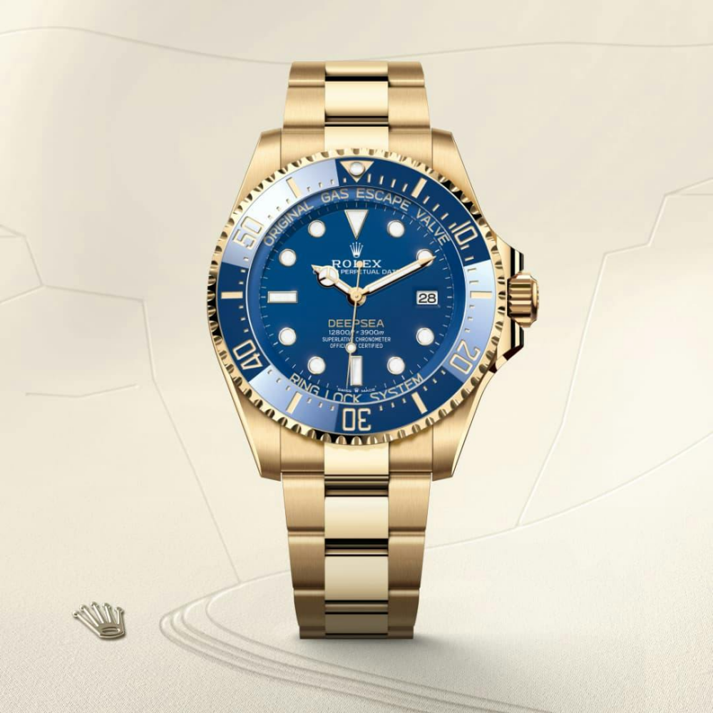 Deepsea Oyster, 44 mm, yellow gold