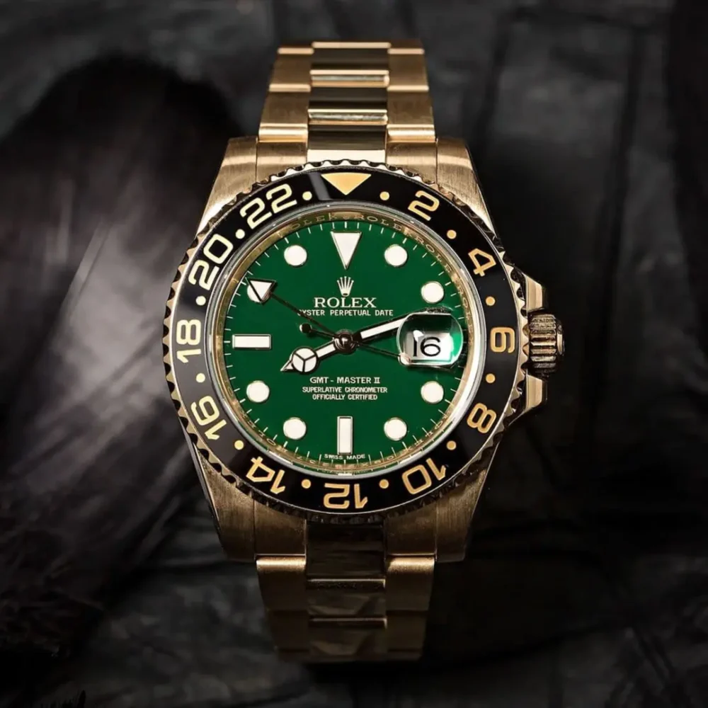 GMT-Master II “Green Dial” Yellow Gold