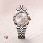 Datejust 41 Oyster, 41 mm, Oystersteel and Everose gold