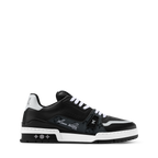 LV Trainer Black Monogram Leather Sneaker