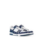 LV Trainer Sneaker Denim Monogram Blue