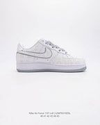 LV x Nike AF1 Monogram Grey Frost Edition (Custom)