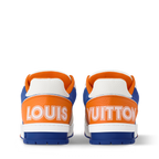 LV Trainer Sneaker Orange Velcro Strap