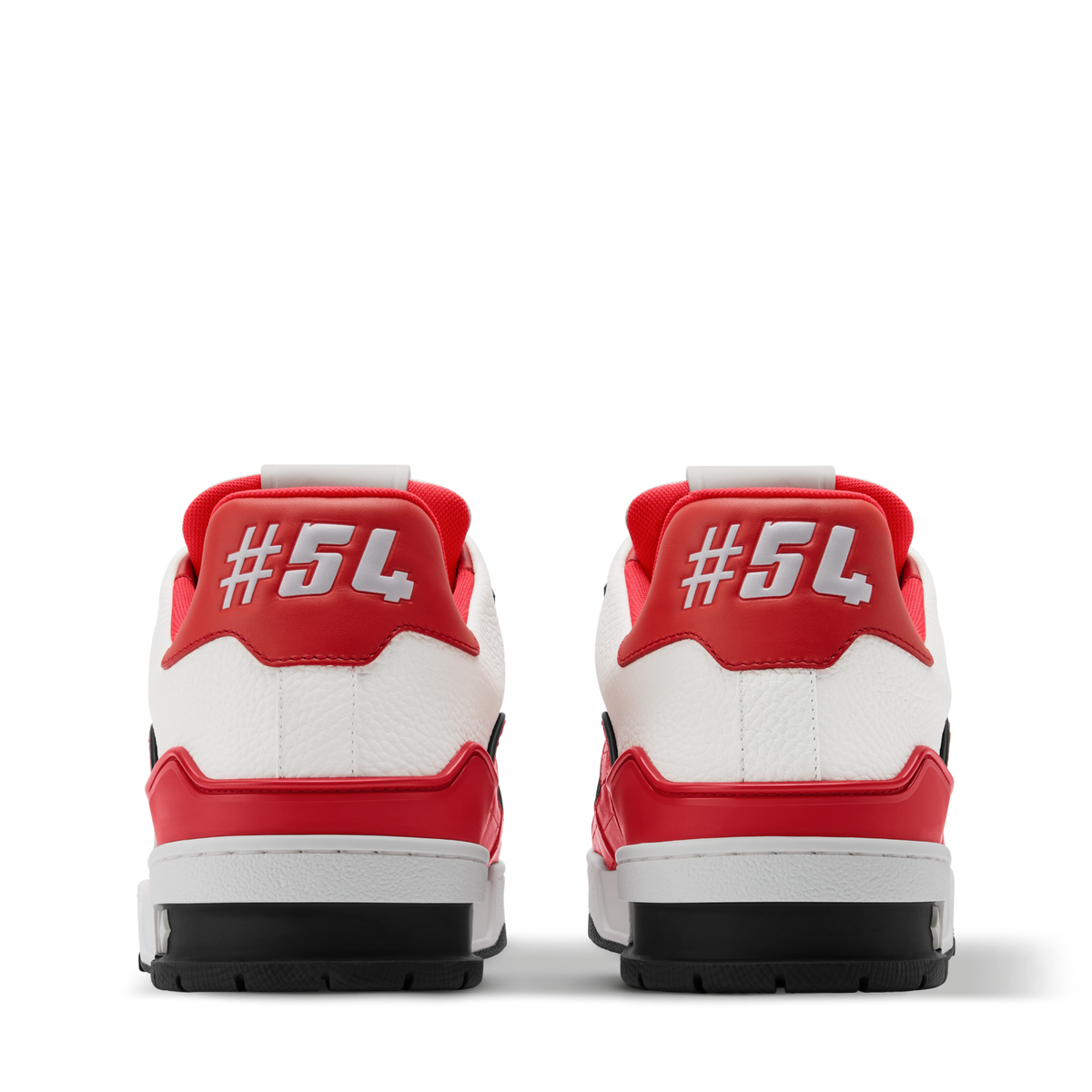 LV Trainer Sneaker Red Alligator Leather