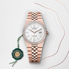 Land-Dweller 36 Oyster, 36 mm, Everose gold and diamonds