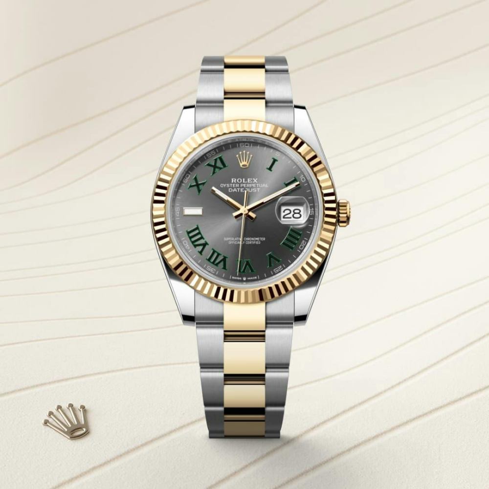 Datejust 41 Oyster, 41 mm, Oystersteel and yellow gold
