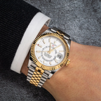Sky-Dweller 42mm Oyster White Dial