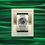 Sky-Dweller, 42mm, Oystersteel and 18k White Gold, Black, Jubilee