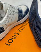 LV x Nike Air Jordan 1 Low “Monogram Denim” (Custom)