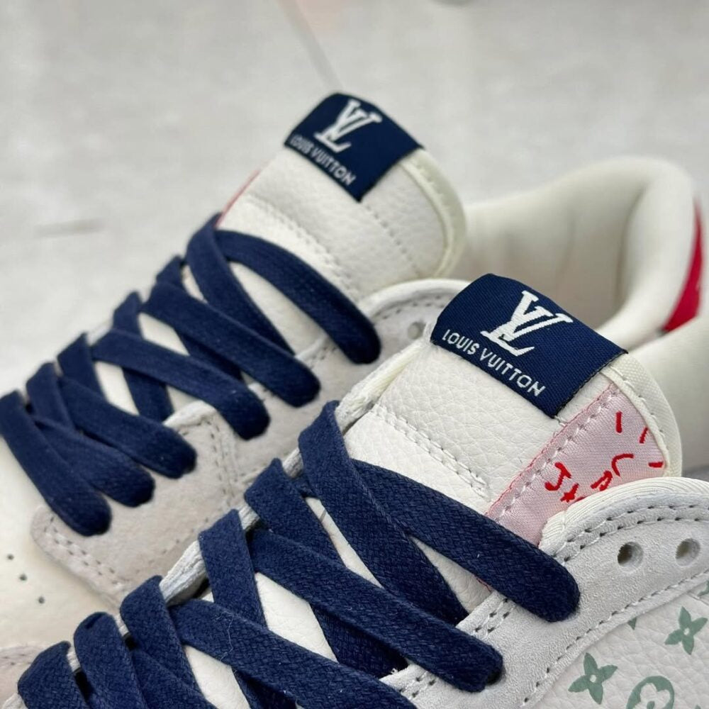 LV x Nike Air Jordan 1 Low “Tricolor Monogram” (Custom)