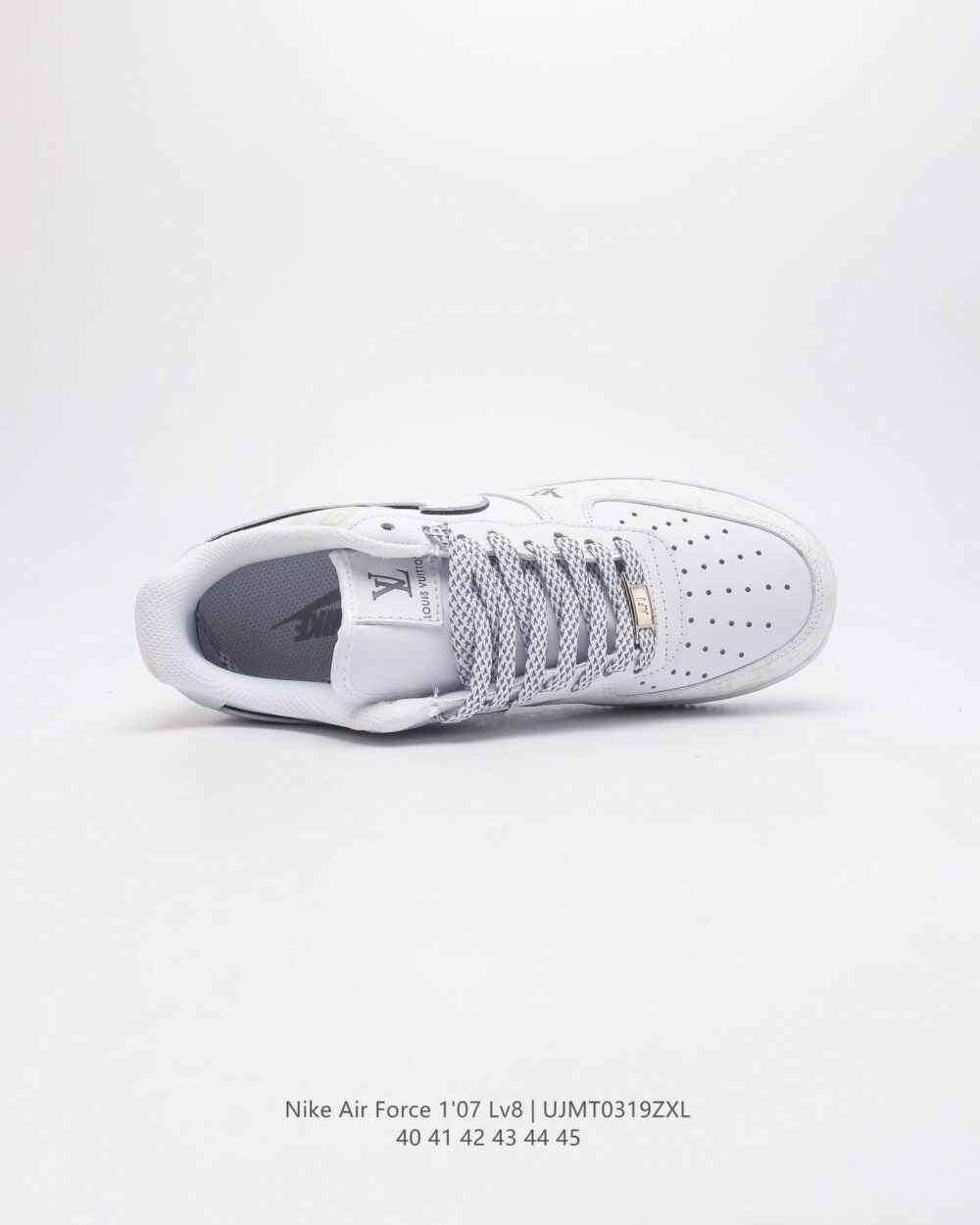 LV x Nike AF1 Monogram Grey Frost Edition (Custom)