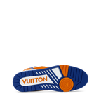 LV Trainer Sneaker Orange Velcro Strap