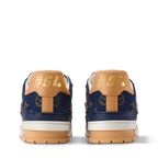 LV Trainer Sneaker Denim & Calf Leather Blue