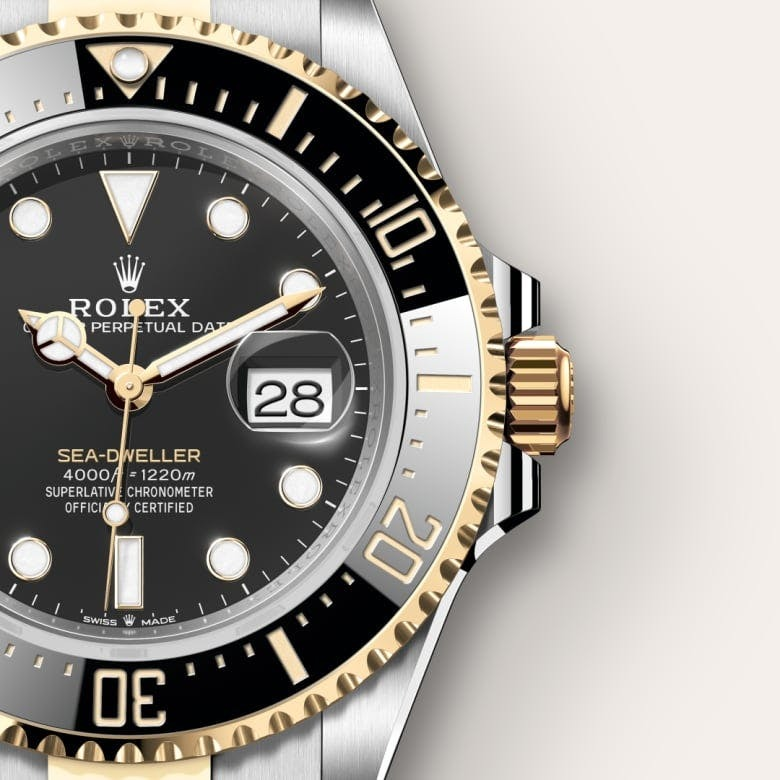 Sea-Dweller Oyster, 43 mm, Oystersteel and yellow gold