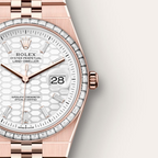 Land-Dweller 36 Oyster, 36 mm, Everose gold and diamonds