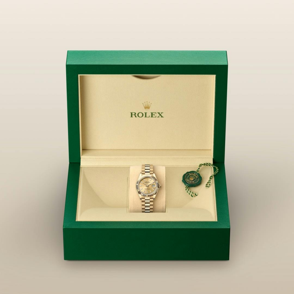 Lady-Datejust Oyster, 28 mm, yellow gold
