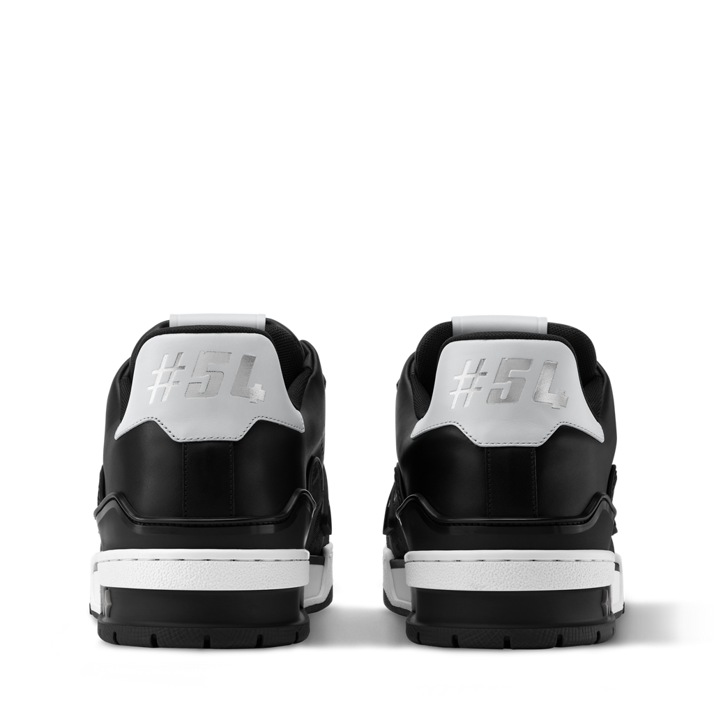 LV Trainer Black Monogram Leather Sneaker