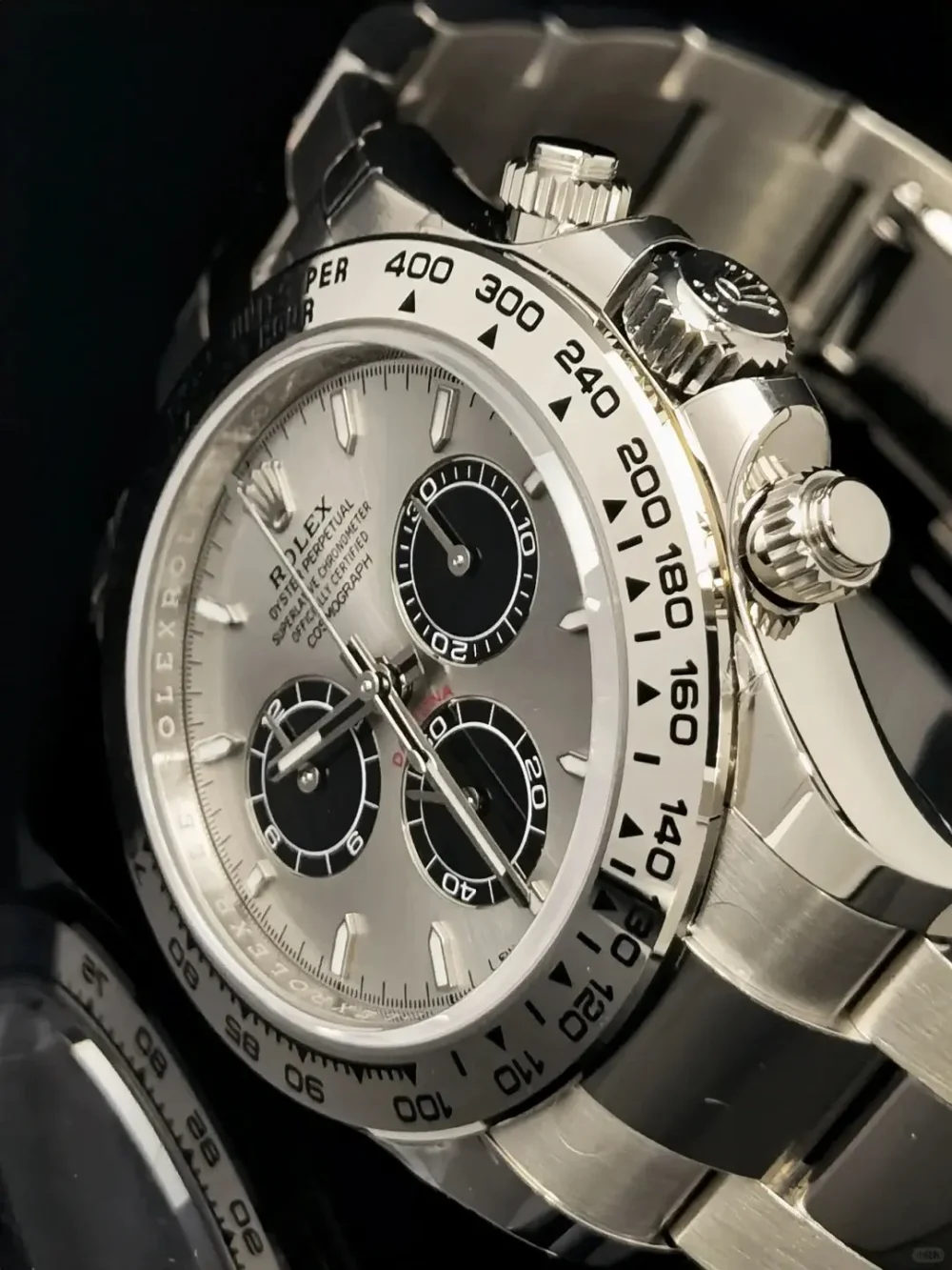 Cosmograph Daytona Platinum Ice Blue Dial with Chestnut Brown Sub-Dials