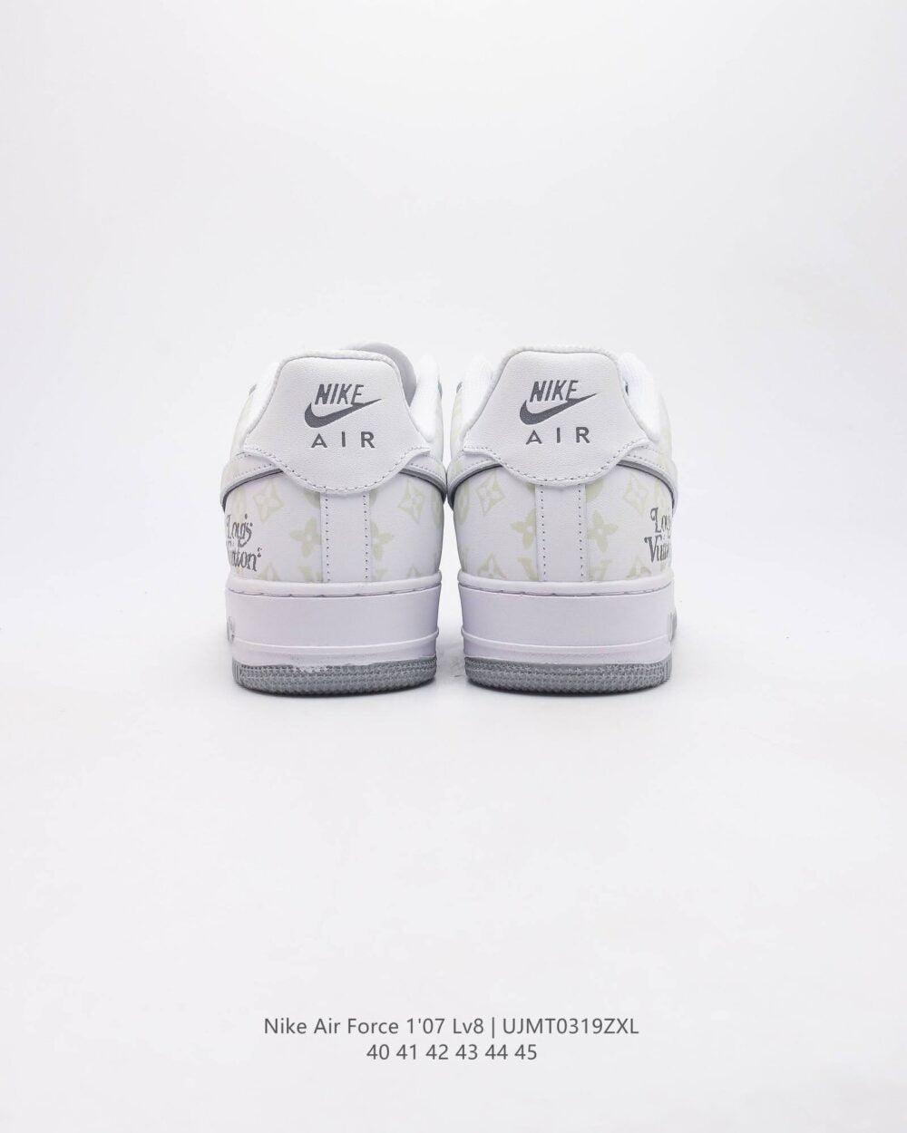 LV x Nike AF1 Monogram Grey Frost Edition (Custom)
