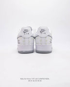 LV x Nike AF1 Monogram Grey Frost Edition (Custom)