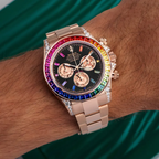 Cosmograph Daytona Rainbow Yellow Gold Black Dial