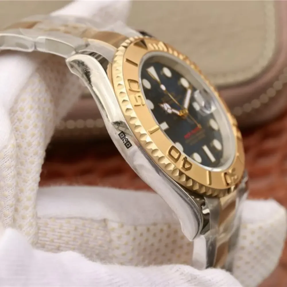 The Oyster Perpetual Yacht-Master Goldmix ( Gold & Blue Dial ) Stainless Steel 40mm
