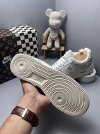 LV x Nike AF1 Frost White Luxe Edition (Custom)