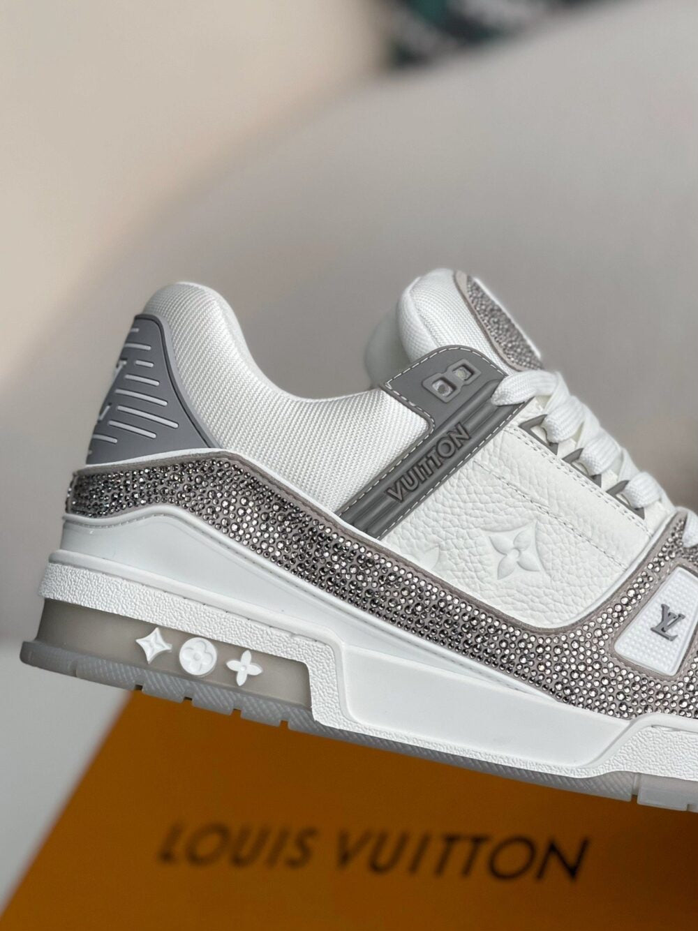 LV Trainer Sneaker ‘Denim Monogram Grey Diamond’