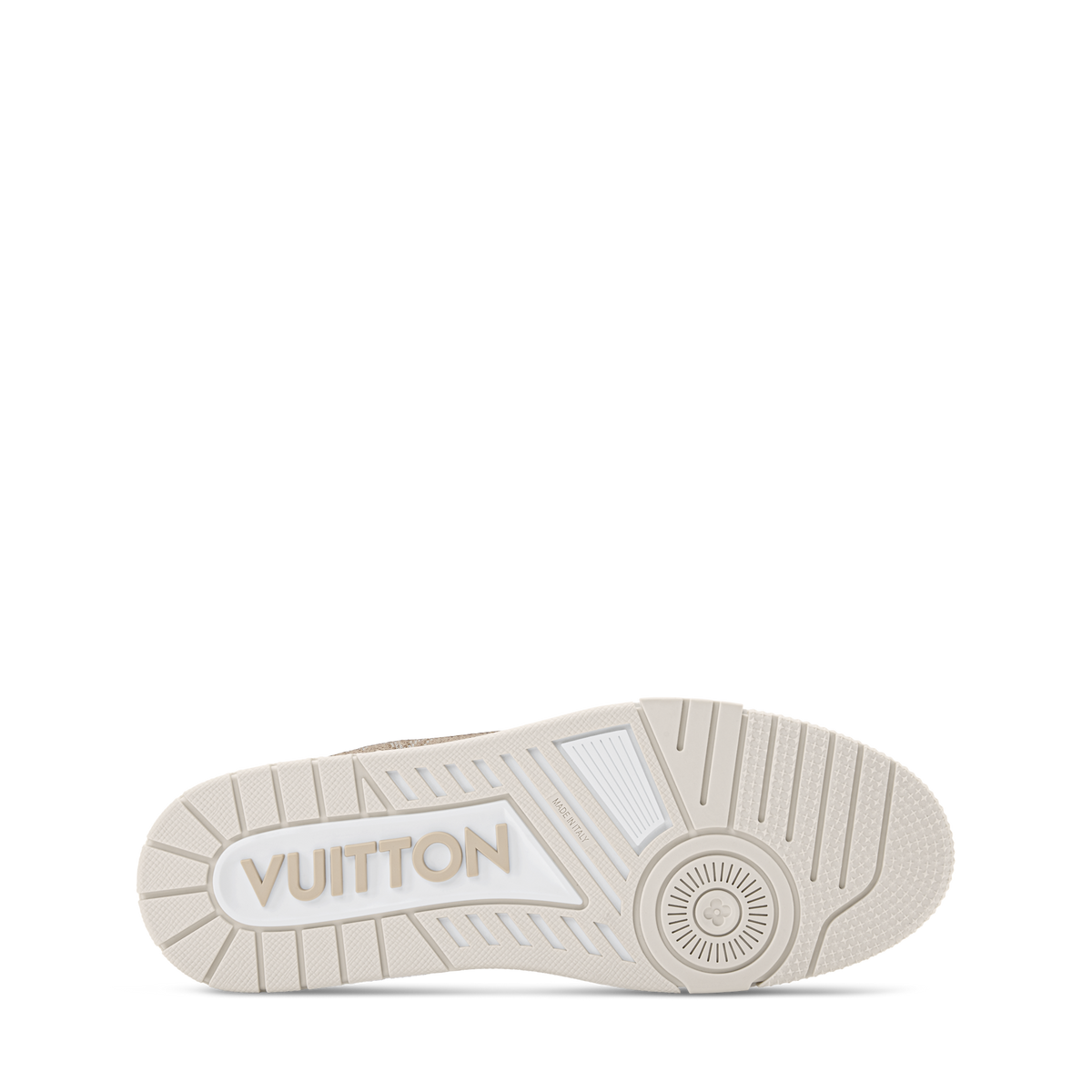 LV Trainer Beige Monogram Leather Sneaker
