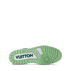 LV Trainer Green Monogram Leather Sneaker