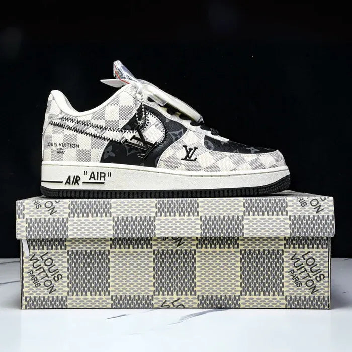 LV x Nike AF1 Royal Black