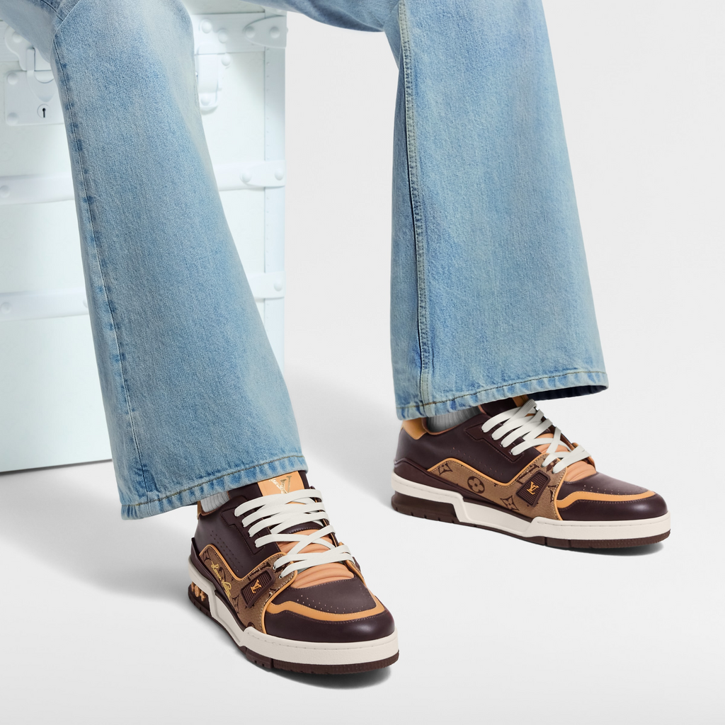 LV Trainer Sneaker Brown Monogram Leather