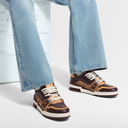LV Trainer Sneaker Brown Monogram Leather