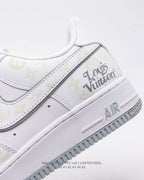 LV x Nike AF1 Monogram Grey Frost Edition (Custom)