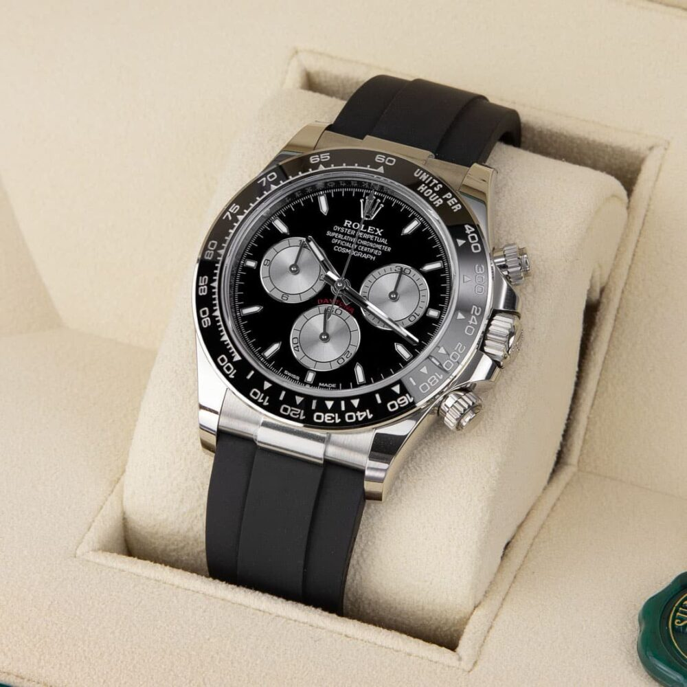 Oyster Perpetual Cosmograph Daytona 18kt White Gold ‘Baby Le Mans’