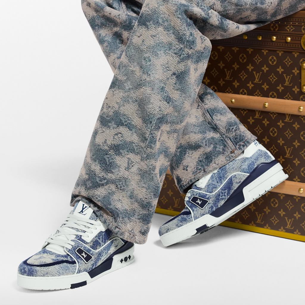 LV Trainer Sneaker Blue #54 Limited