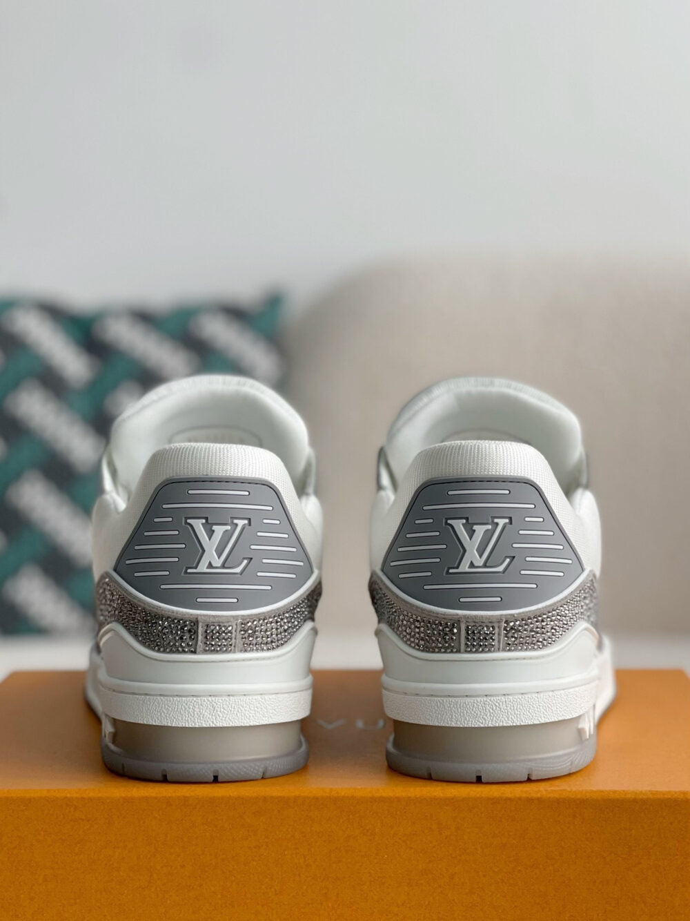 LV Trainer Sneaker ‘Denim Monogram Grey Diamond’