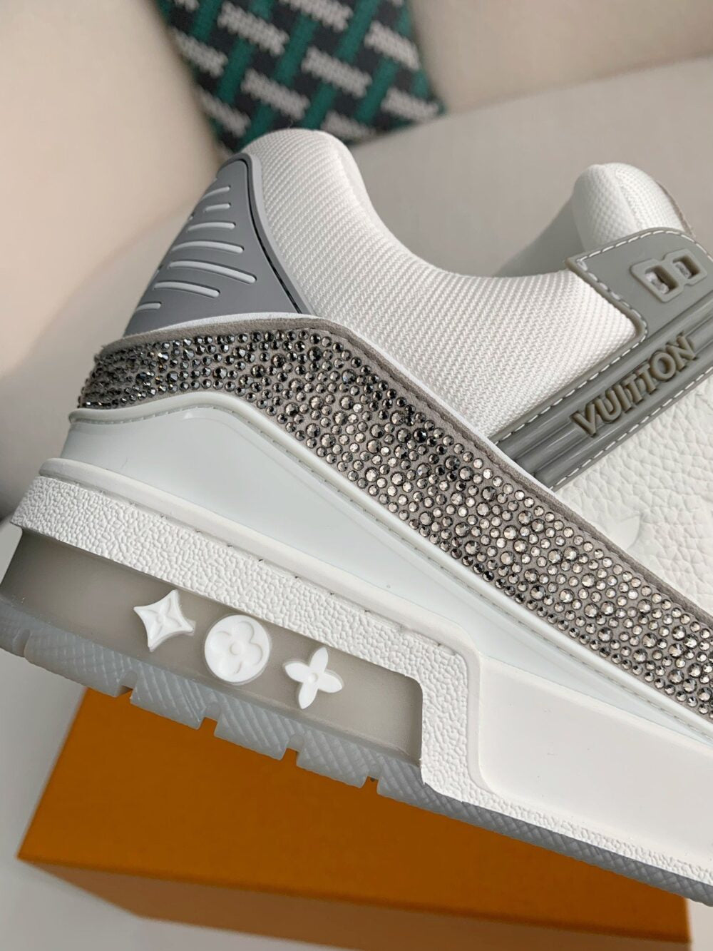 LV Trainer Sneaker ‘Denim Monogram Grey Diamond’