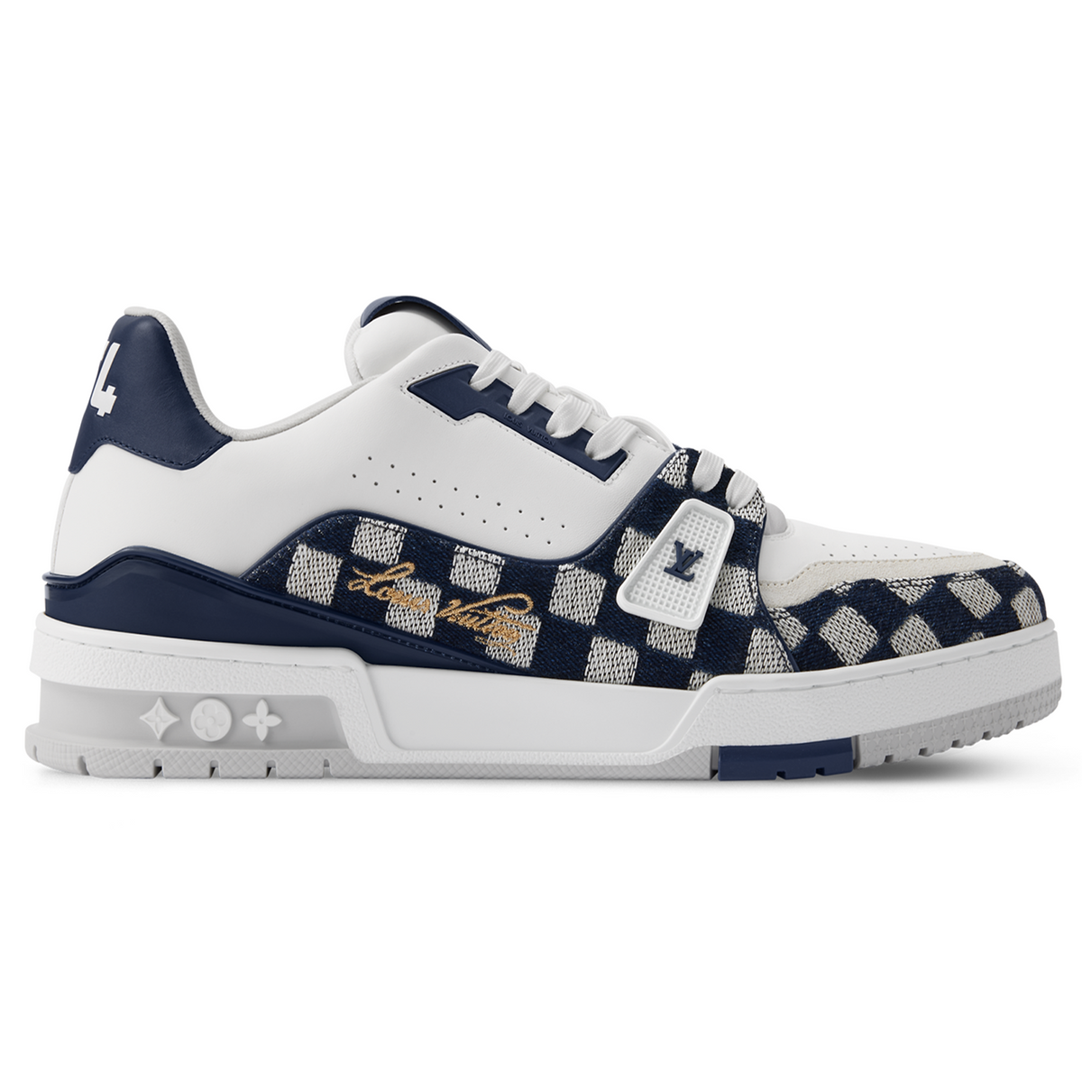 LV Trainer Sneaker Damier Moka Blue