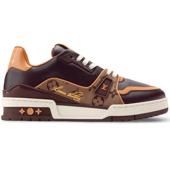 LV Trainer Sneaker Brown Monogram Leather