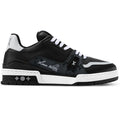 LV Trainer Black Monogram Leather Sneaker