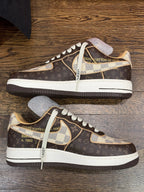 LV x Nike AF1 Low 'Monogram Brown Damier Azur'